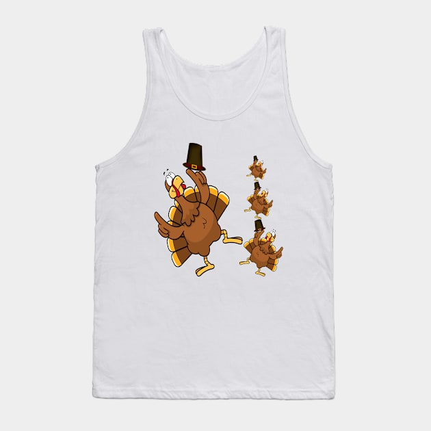 Happy Thanksgiving Turkey Day Funny Gift Tank Top by karascom